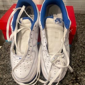 White and Blue Air Force 1